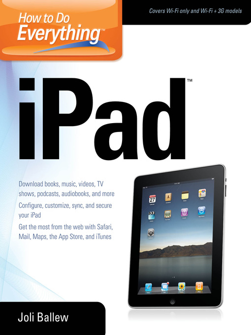 Title details for How to Do Everything iPad by Joli Ballew - Available